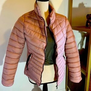 Mauve Puffer Jacket